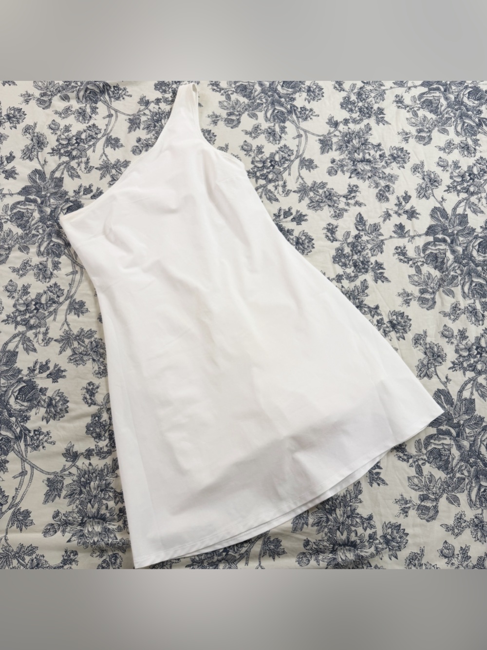 Abercrombie & Fitch Dress Womens Medium Tall White One Shoulder Skort Athletic